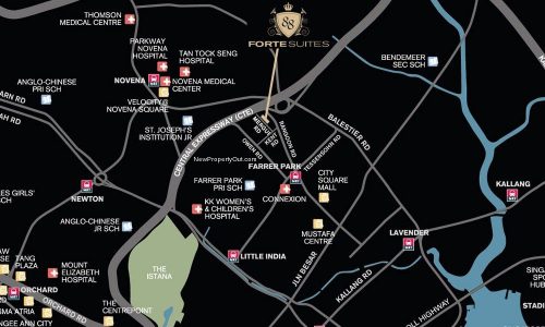Forte Suites Location Map
