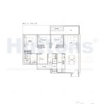 Kandis Residence Floor Plan 3 br