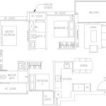 The Visionaire EC Floor Plan C2 3BR
