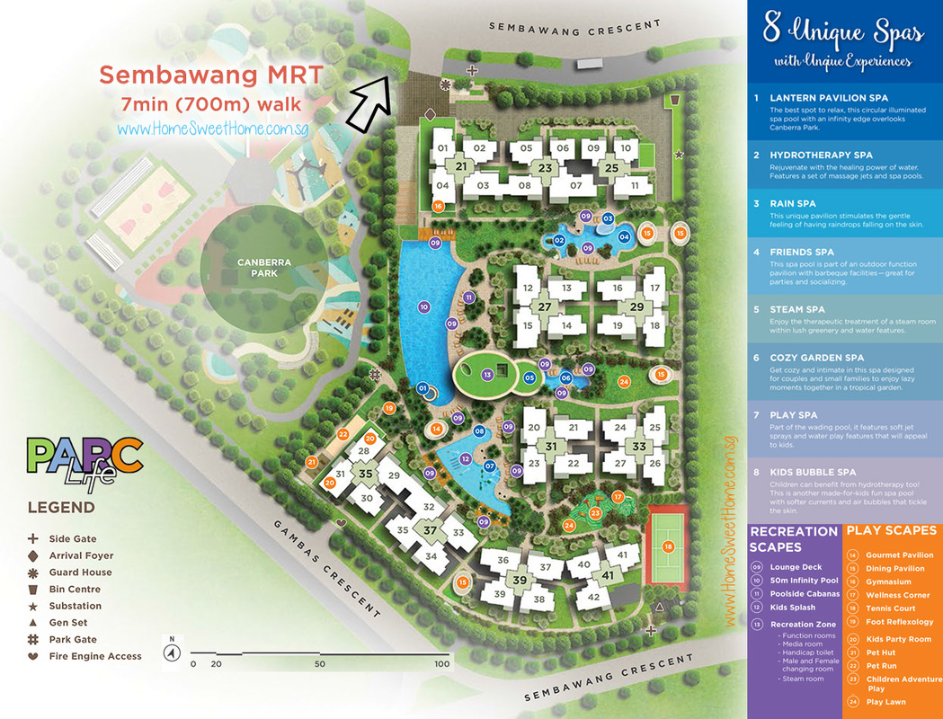 parc life site map