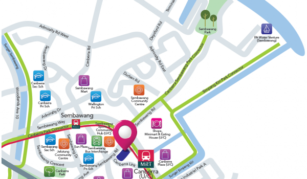 visionaire ec showflat location map