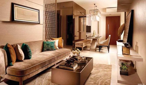 TRE Residences Showroom Living