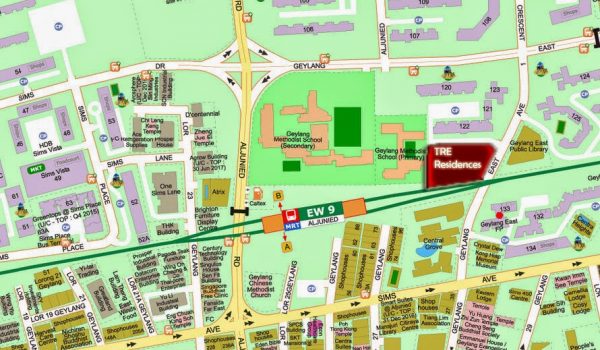 Tre Residences showflat location